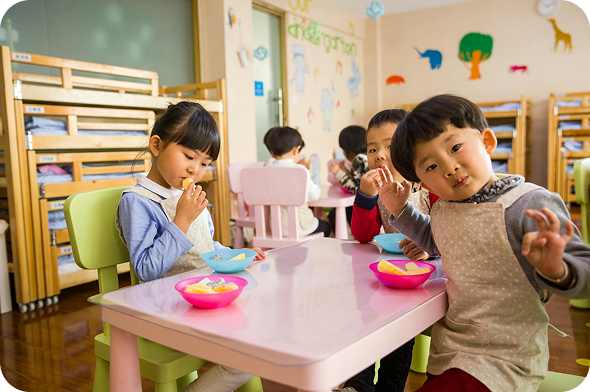 Children in classroom setting